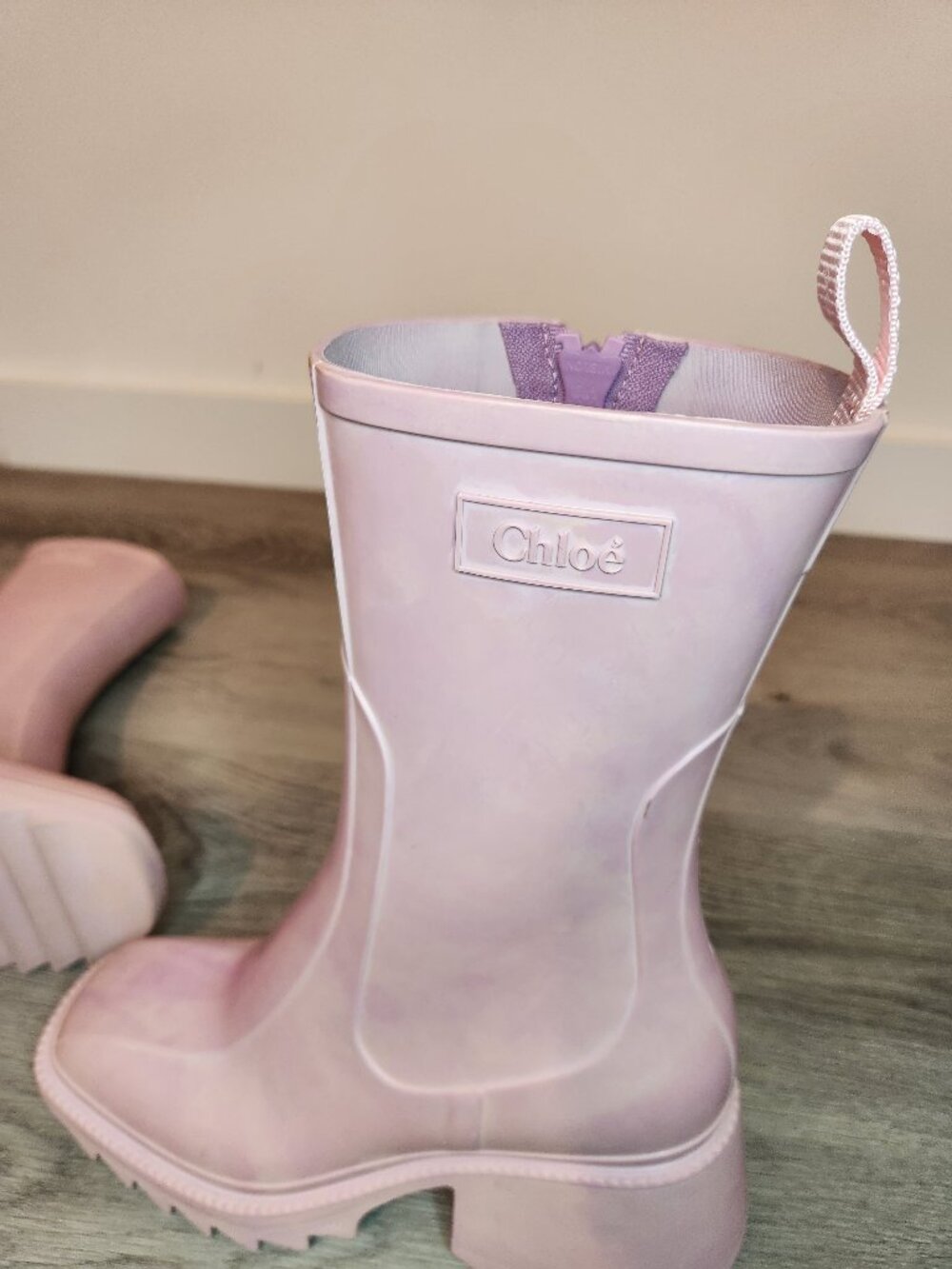 Chloé Betty PVC Short Rain Boots